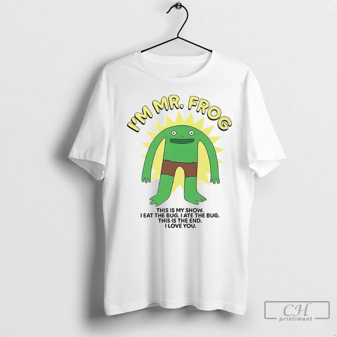 Smiling Friends Im Mr Frog This Is My Show T Shirts