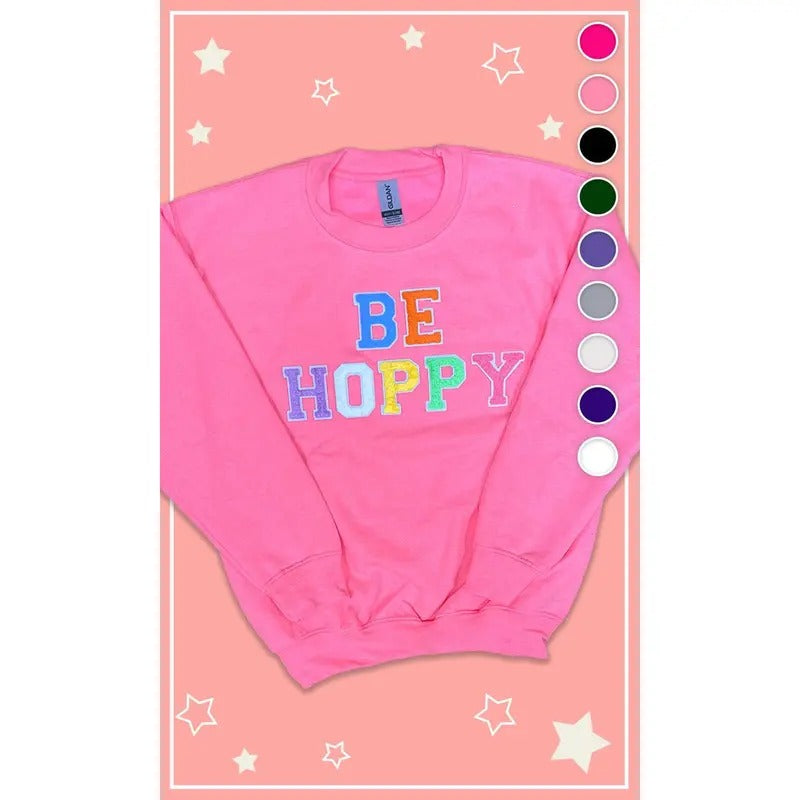 Soft Chenille Be Hoppy Easter Cozy Spring #BeHoppyEaster #Easter #ChenilleGlow