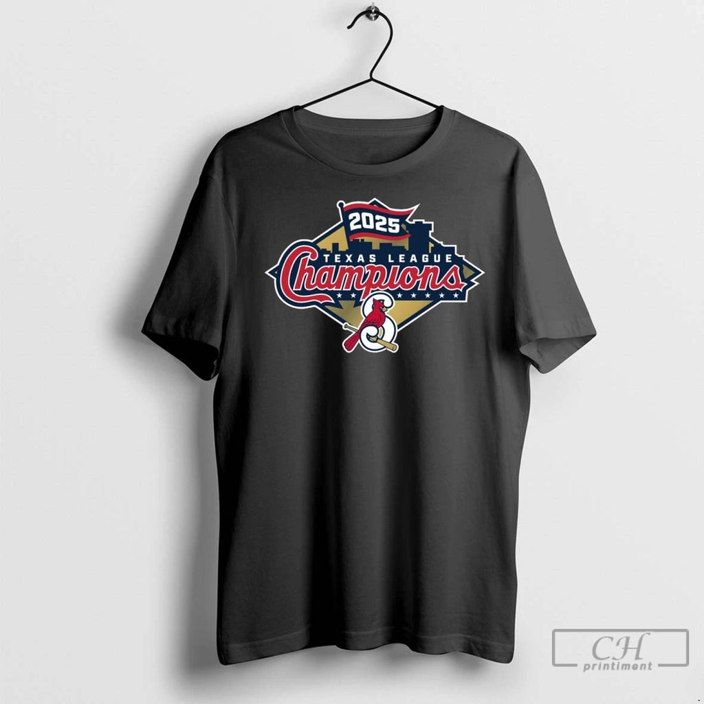 Springfield Cardinals 2025 Texas League Champions Logo T Shirts