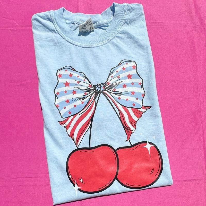 Star Spangled Cherry Coquette Comfort Colors 'NLB'
