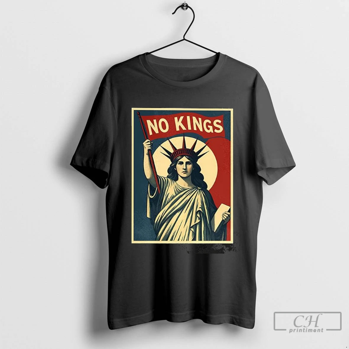 Statue Of Liberty No Kings Hope T Shirts