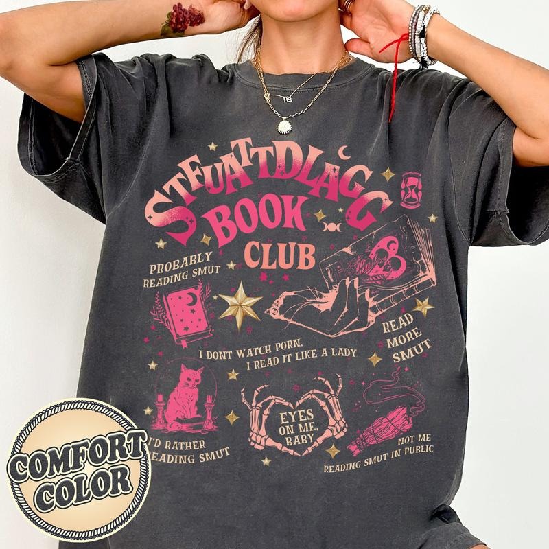 Stfuattdlagg Book Club Comfort Color Shirt Stfuattdlagg Book Club Stfuattdlagg Shirt Spicy Book Club Shirt Stuff Book Lovers