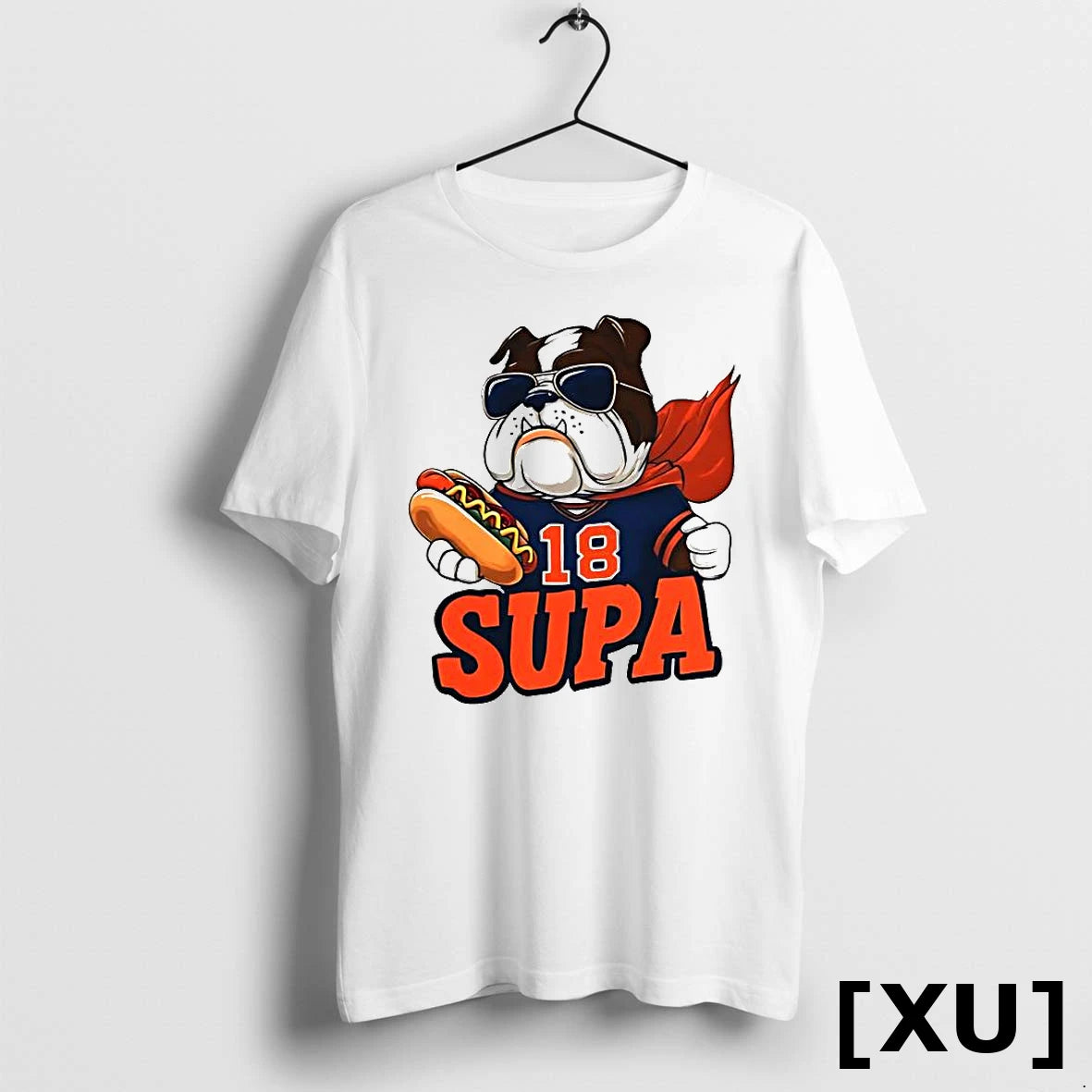 Supa The Bulldog Chicago Football Tshirts Sweater