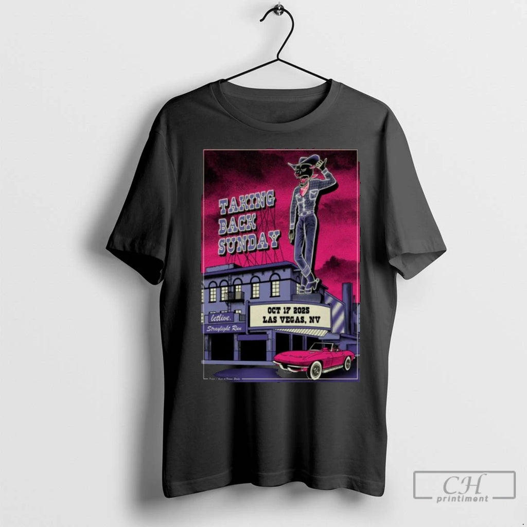 Taking Back Sunday Fontainebleau Las Vegas Nv Oct 17 2025 Long Sleve T Shirts