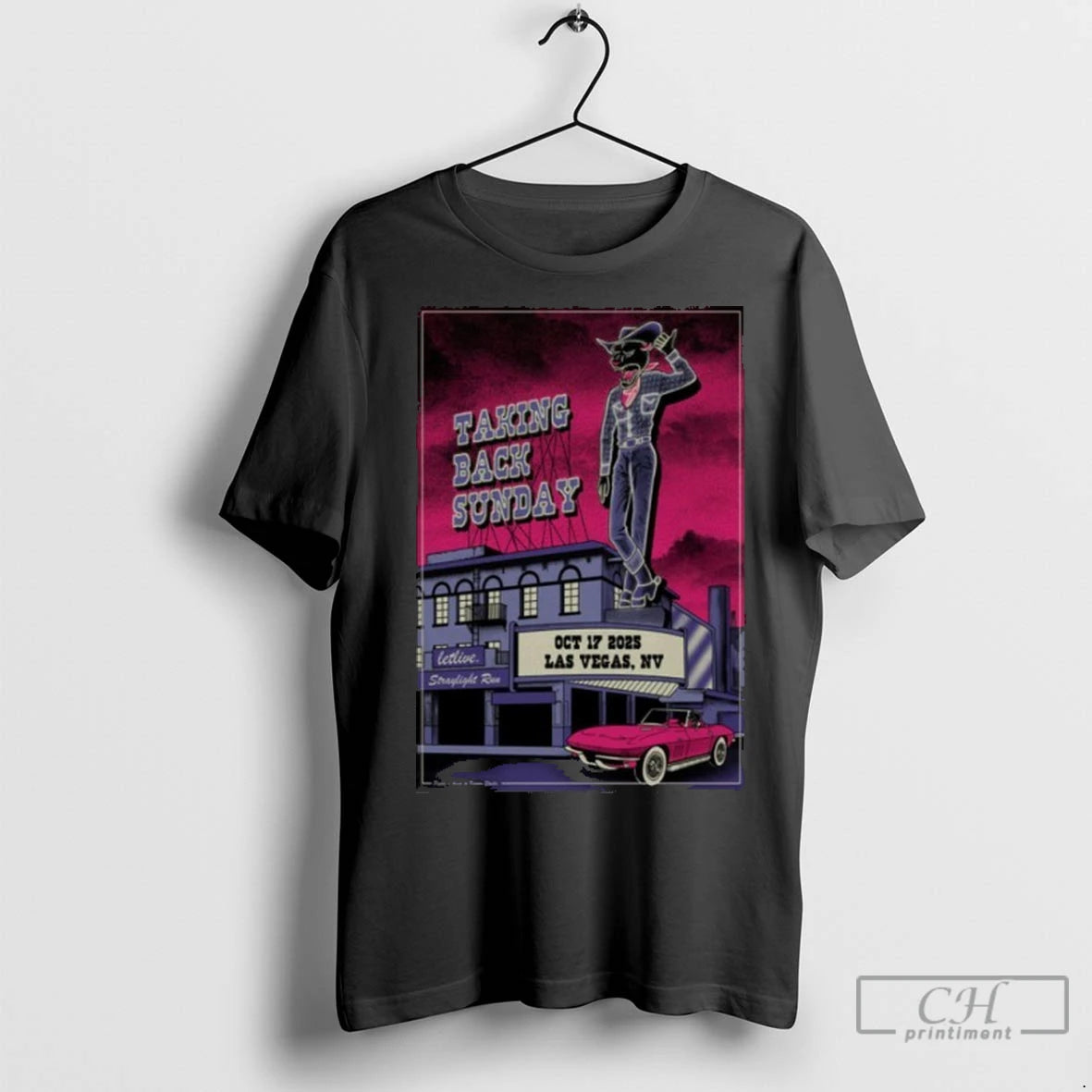 Taking Back Sunday Oct 17 2025 Fontainebleau Las Vegas Nv T Shirts