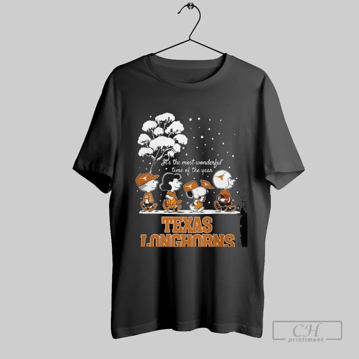 Texas Longhorns X The Peanuts Winter Its The Most Wonderful Time Of The Year 2025