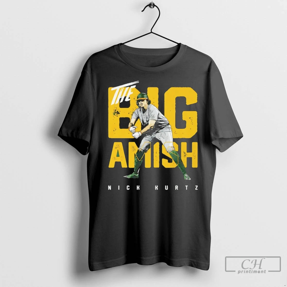 The Big Amish Nick Kurtz Sacramento Athletics T Shirts