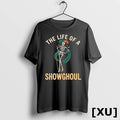 The Life Of A Showghoul Retro Skeleton Showgirl Halloween Tshirts Sweater