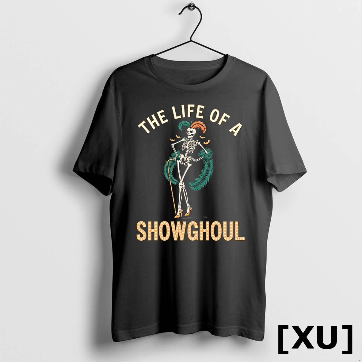 The Life Of A Showghoul Retro Skeleton Showgirl Halloween Tshirts Sweater
