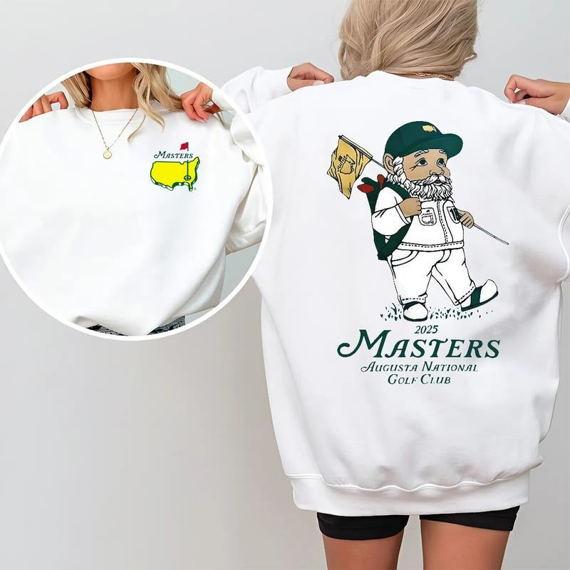 Masters 2025 Golf 2 Sided Augusta National Tournament Casual Streetwear Golf Lovers Womenswear Tops