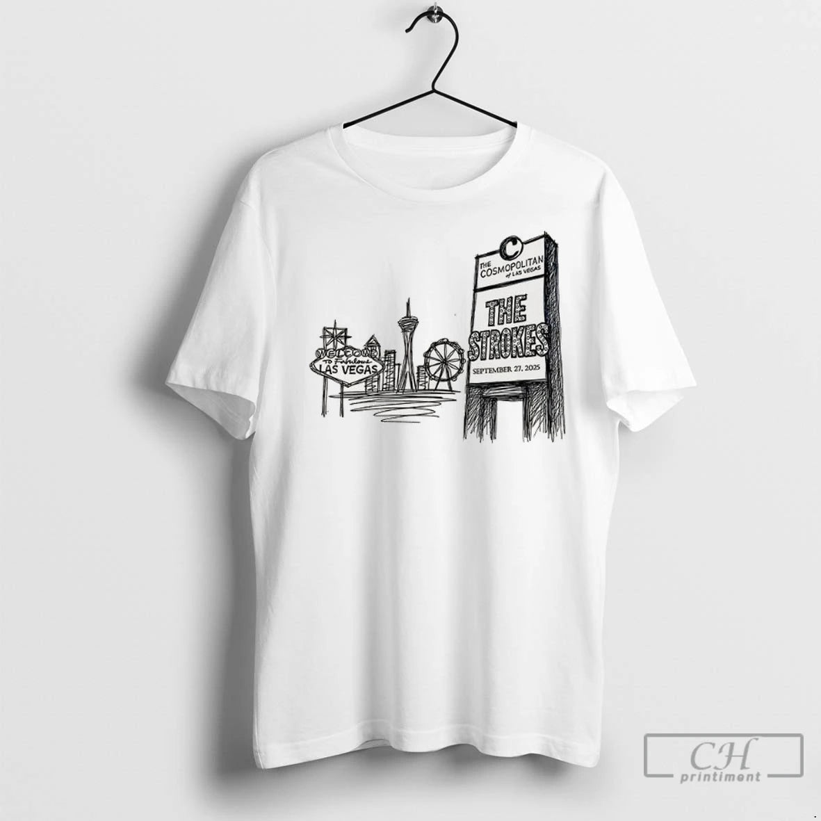 The Strokes Of Las Vegas 2025 T Shirts
