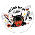 Weird Mom Club Demon Girl Gamer Sticker 3x3 Inches