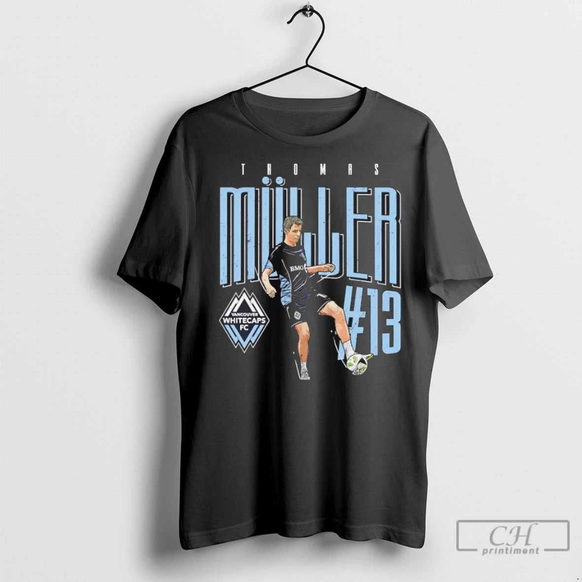Thomas Muller 43 Vancouver Whitecaps Fc Dash T Shirts
