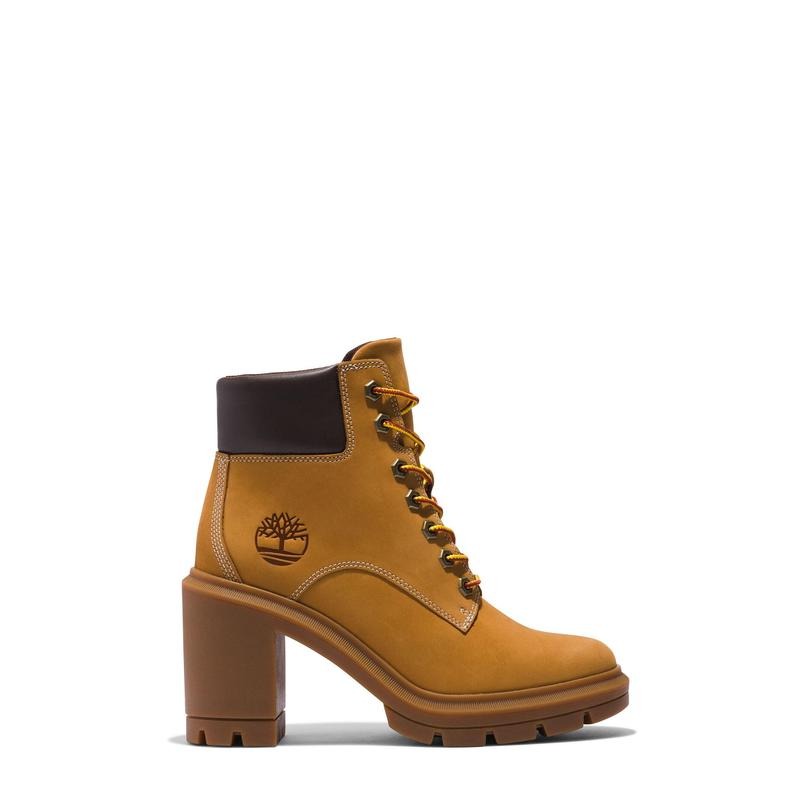 Timberland Wheat Allington Heights Mid Lace Up Boots Multicolor