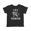 Tiny Tornado Funny Chaos Crazy Littke Kid Novelty Funny Shirts Funny Sarcastic Childrens Black