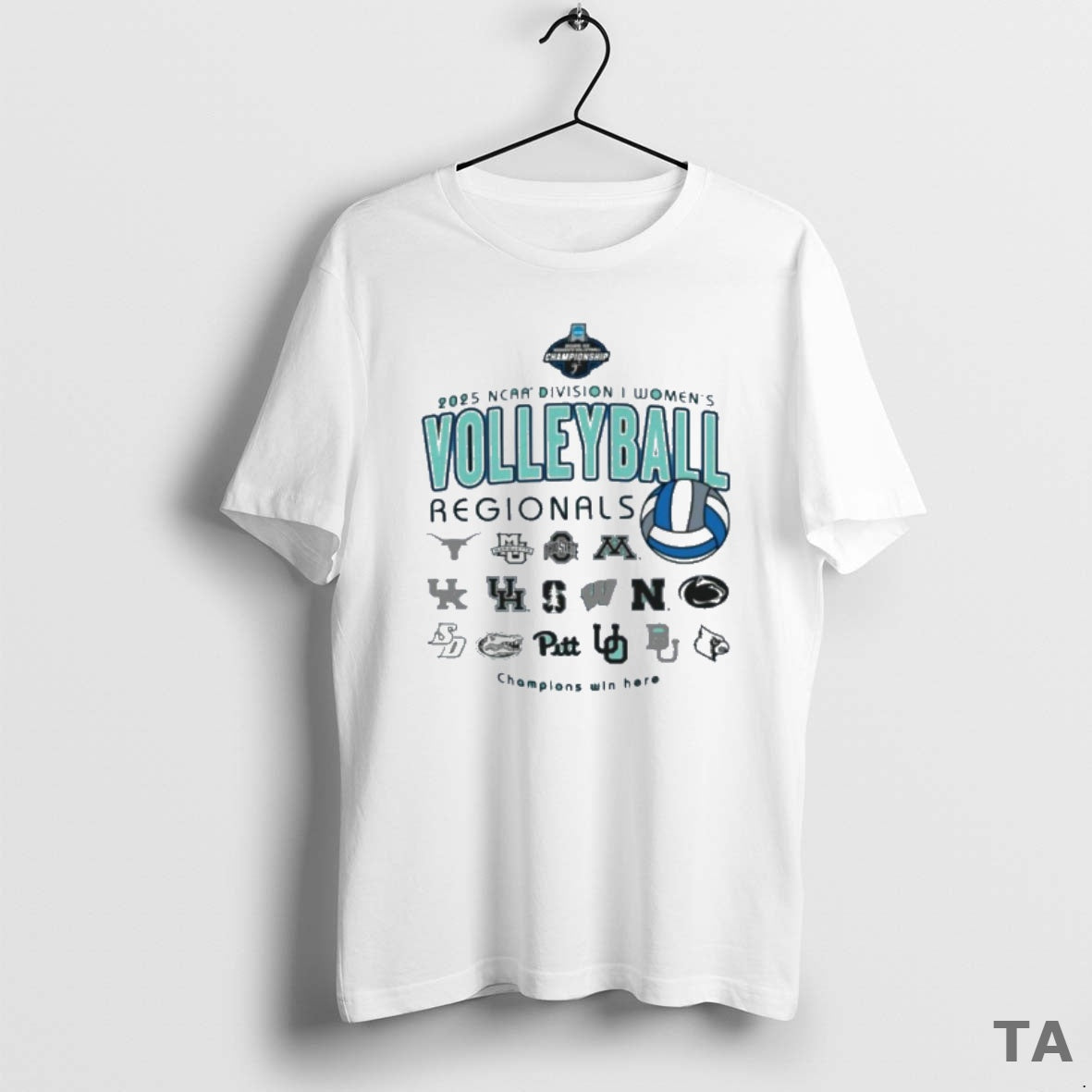 Top 2025 Ncaa Di Womens Volleyball Regional Teams T Shirt Sweater