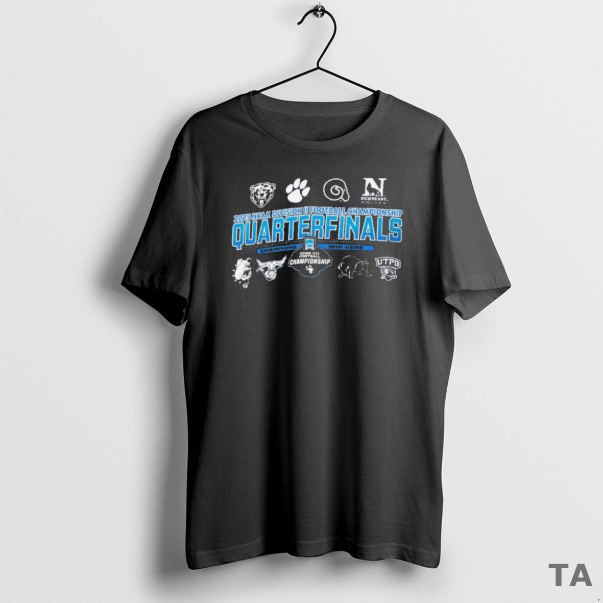 Top 2025 Ncaa Dii Football Championship 8 Teams Quarterfinals T Shirt Sweater