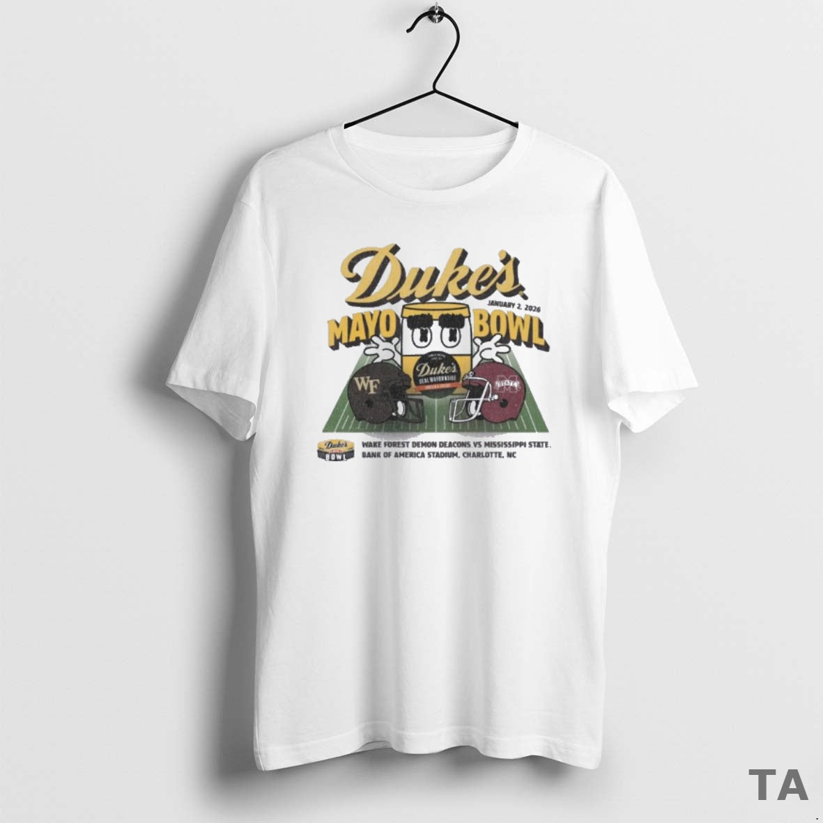 Top 2026 Dukes Mayo Bowl 2 Team Wake Forest Vs Mississippi State T Shirt Sweater