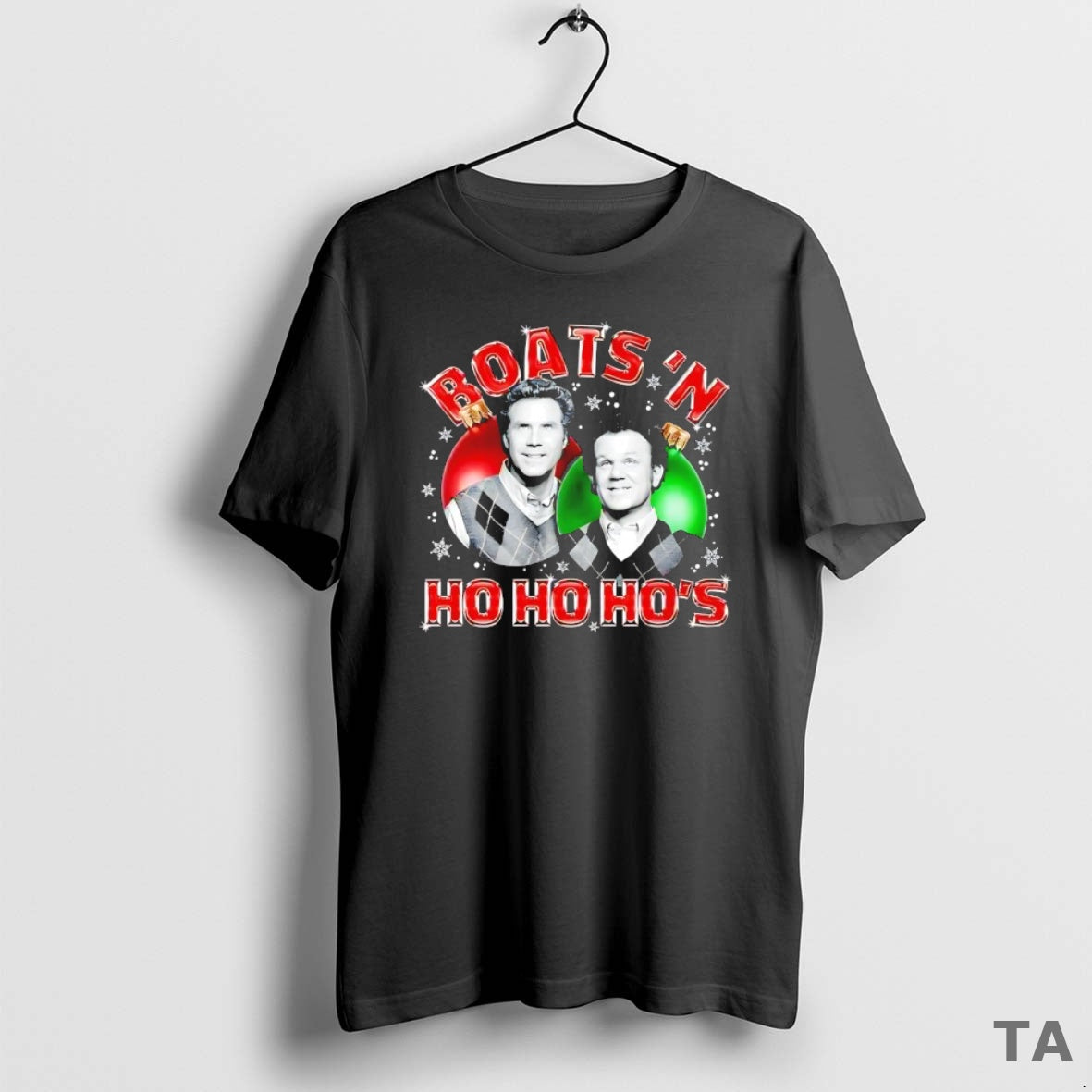 Top Boats N Ho Ho Ho Step Brothers Christmas Ornaments T Shirt Sweater