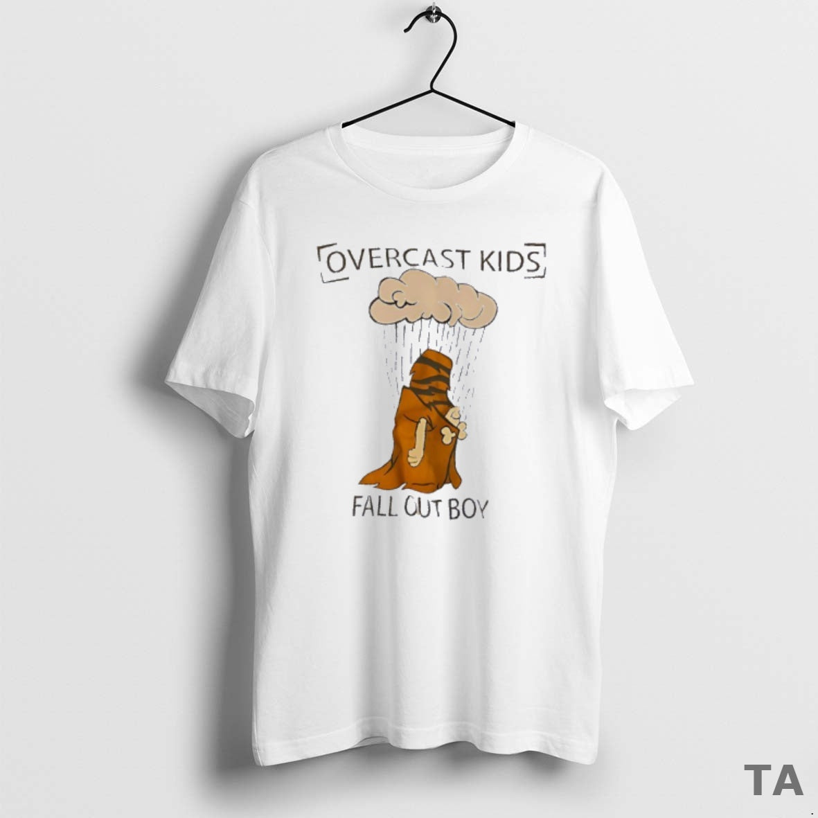 Top Cat Sitting Beneath A Raincloud Overcast Kids Of Fall Out Boy Band