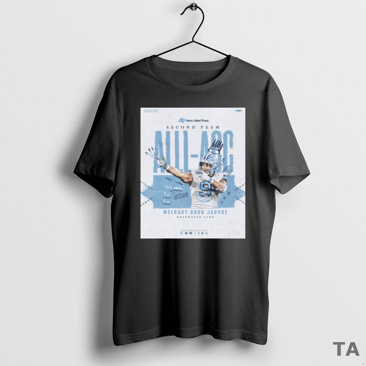 Top Congratulations Melkart Abou Jaoude Carolina Football Second Team All Acc T Shirt Sweater