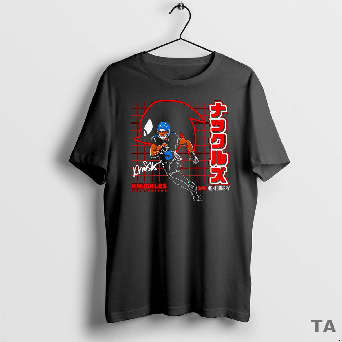 Top David Montgomery Knuckles The Echidna T Shirt Sweater