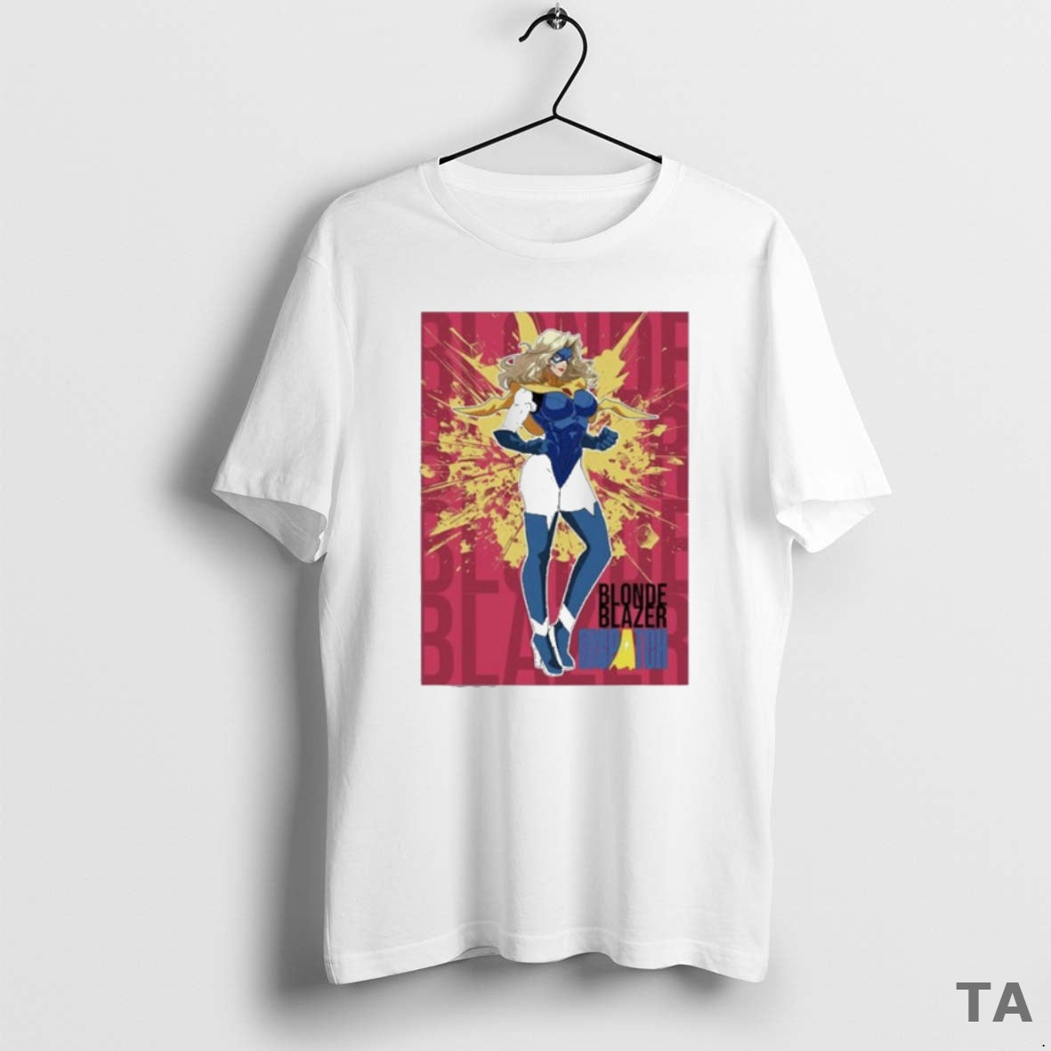 Top Dispatch Blonde Blazer Comic Character T Shirt Sweater