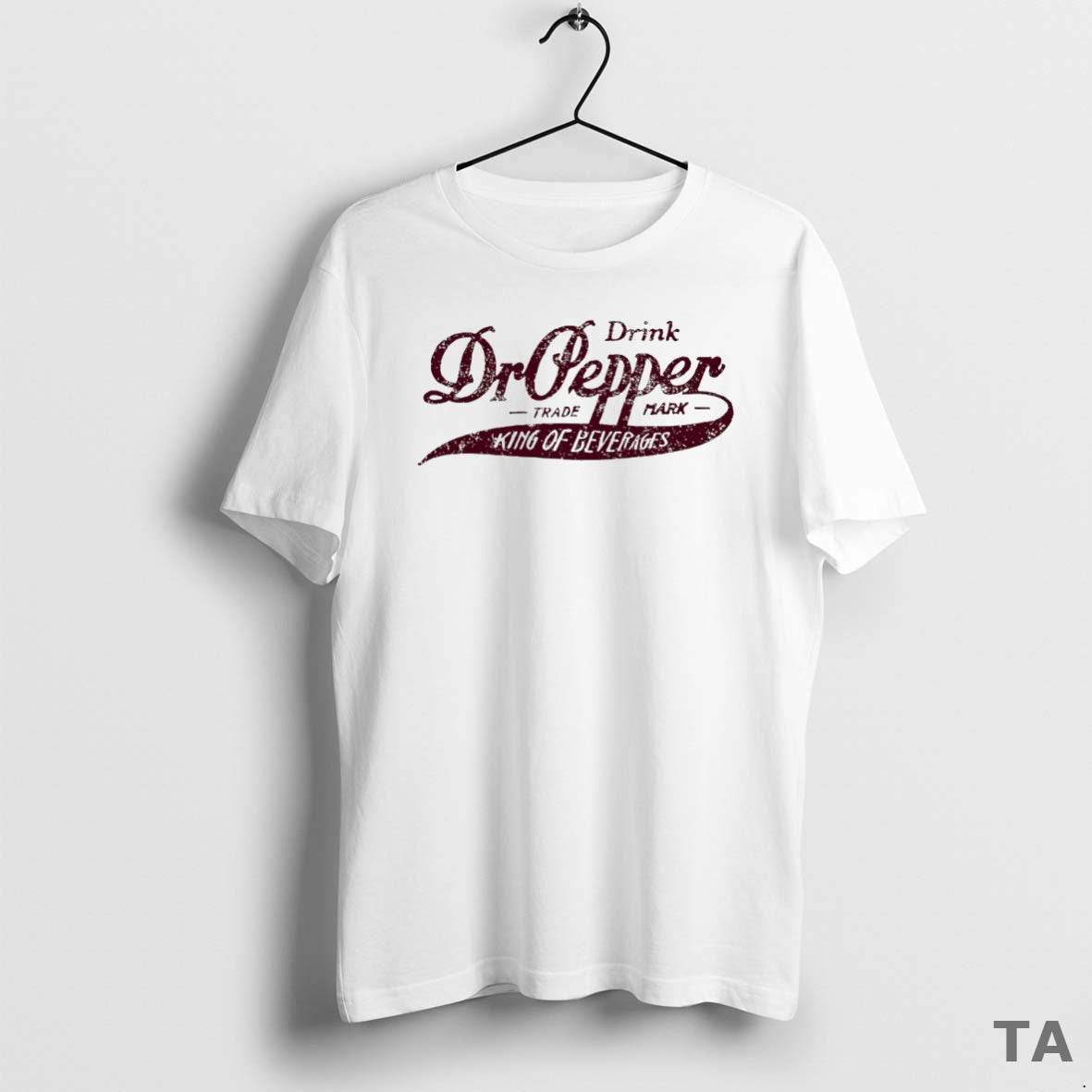 Top Drink Dr Pepper King Of Beverages Circle T Shirt Sweater