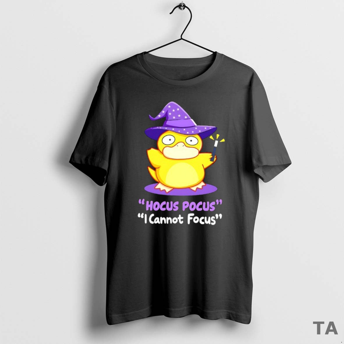 Top Duck Wizard Hocus Pocus I Cannot Focus T Shirt Sweater