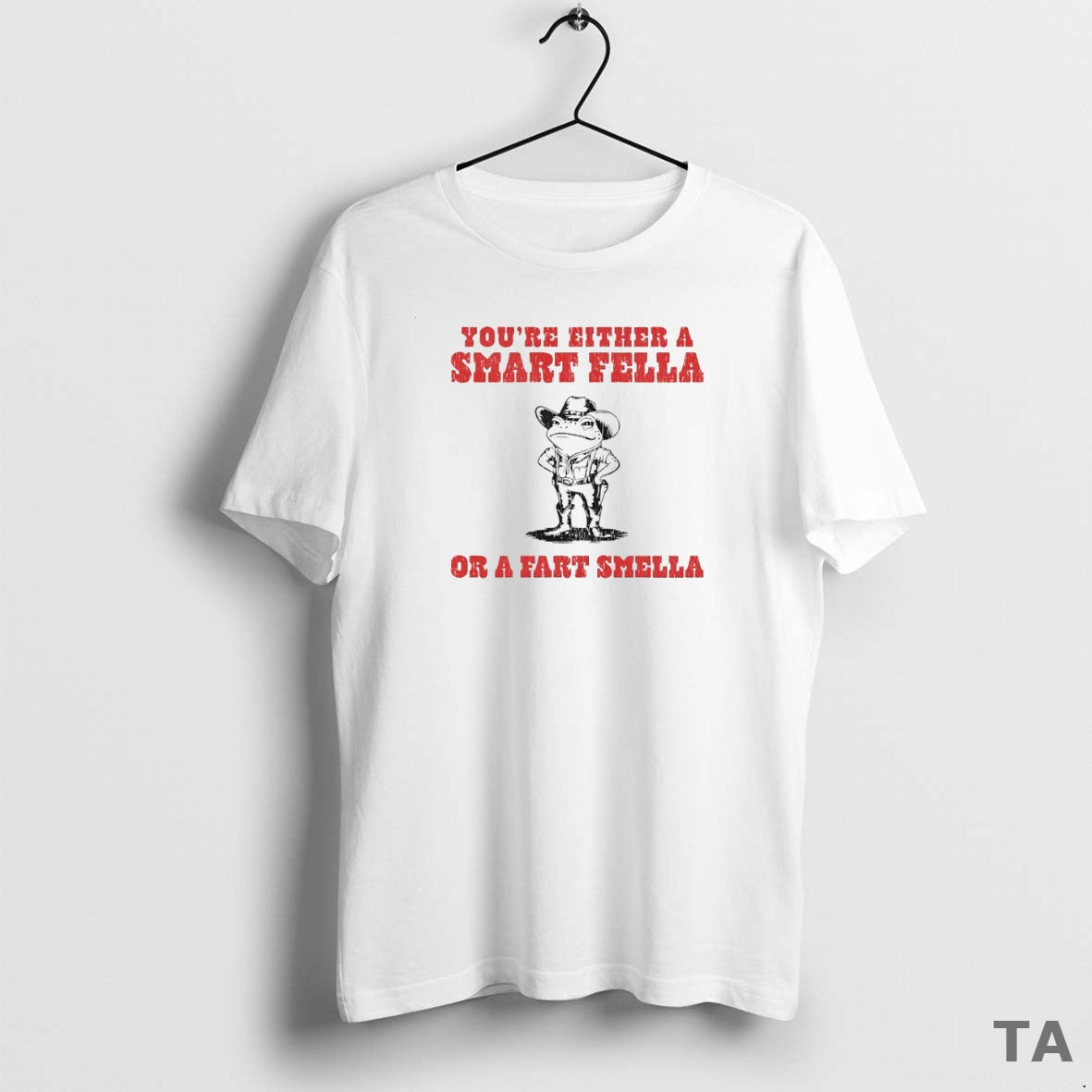 Top Frog Youre Either A Samert Fella Or A Fart Smella Circle T Shirt Sweater
