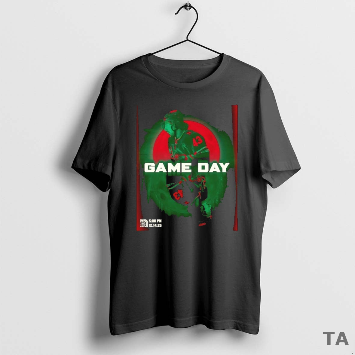 Top Game Day Quinn Hughes 43 Minnesota Wild Hockey T Shirt Sweater