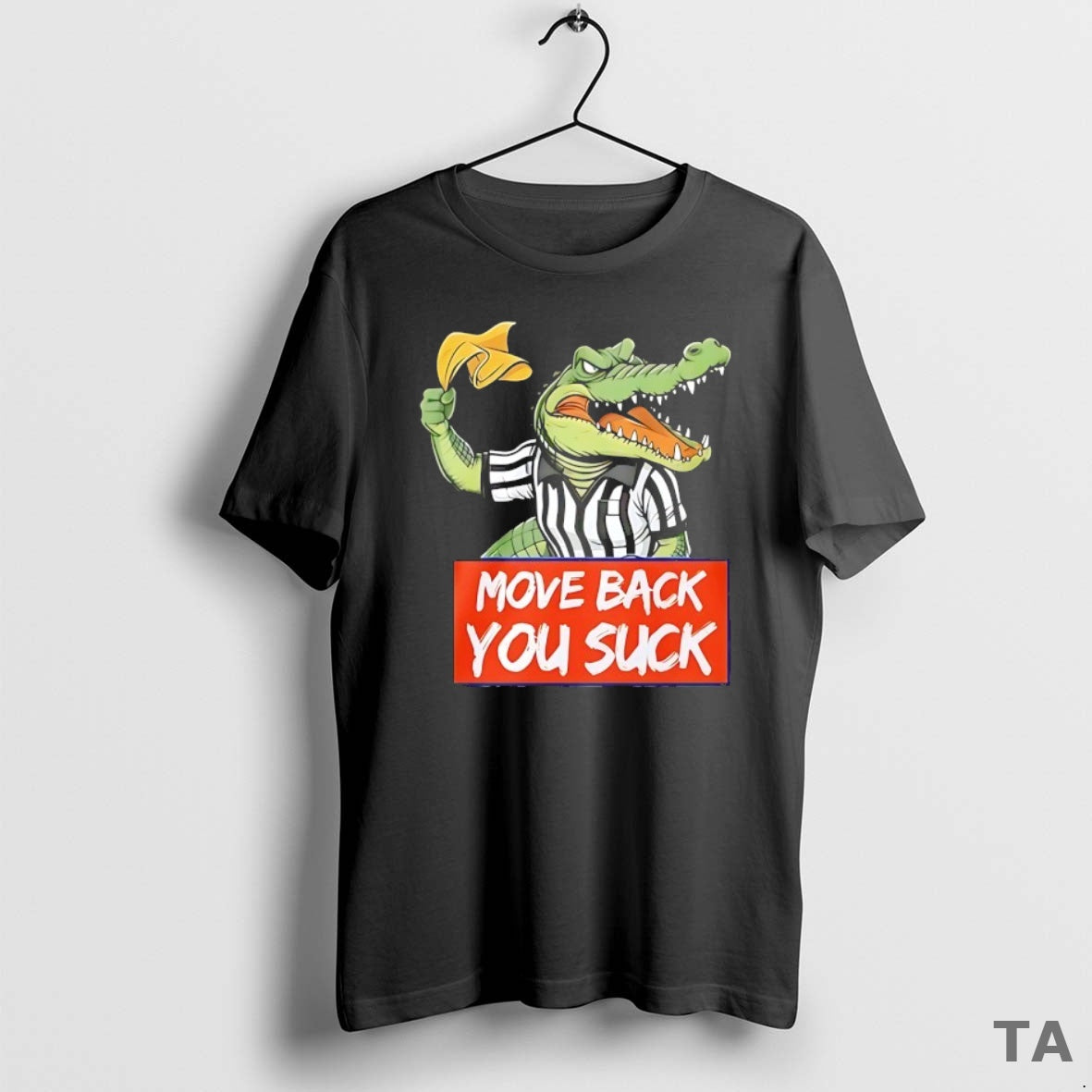 Top Gator Yellow Flag Move Back You Suck T Shirt Sweater