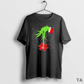 Top Grinch Hand Be Kind Puzzle Autism Awareness Christmas T Shirt Sweater