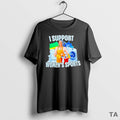 Top I Support Womens Sports T Shirt Sweater