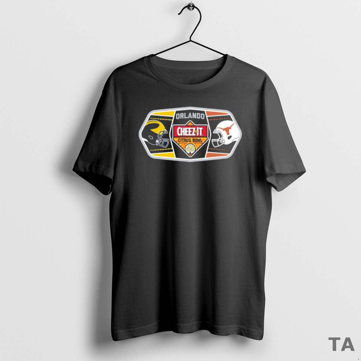 Top Michigan Vs Texas 2025 Cheez It Citrus Bowl 2 Team T Shirt Sweater