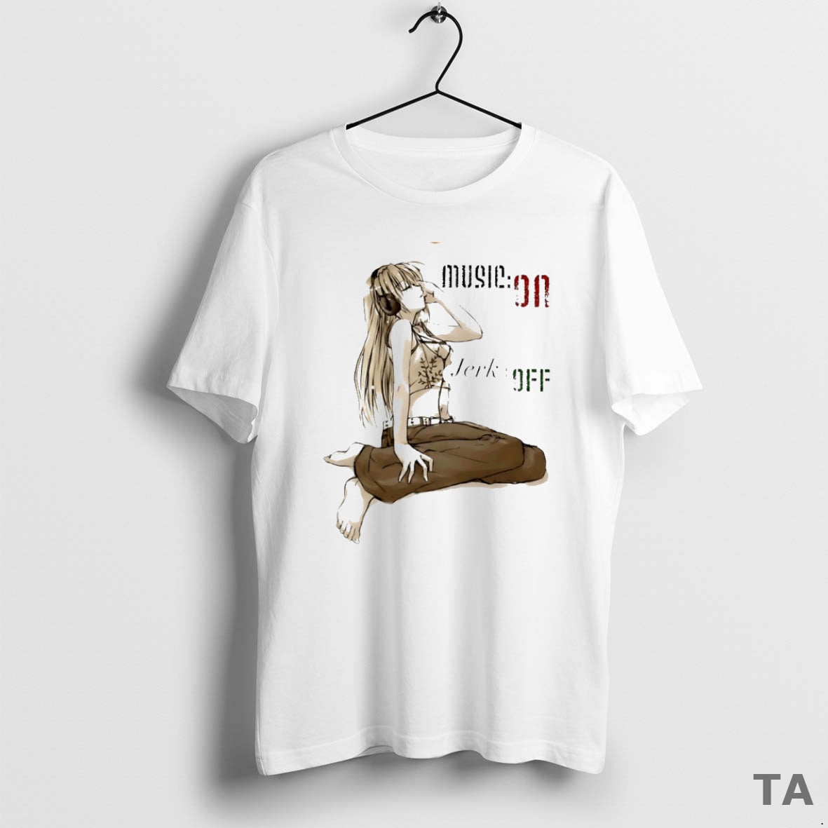 Top Music On Jerk Off Anime Circle T Shirt Sweater