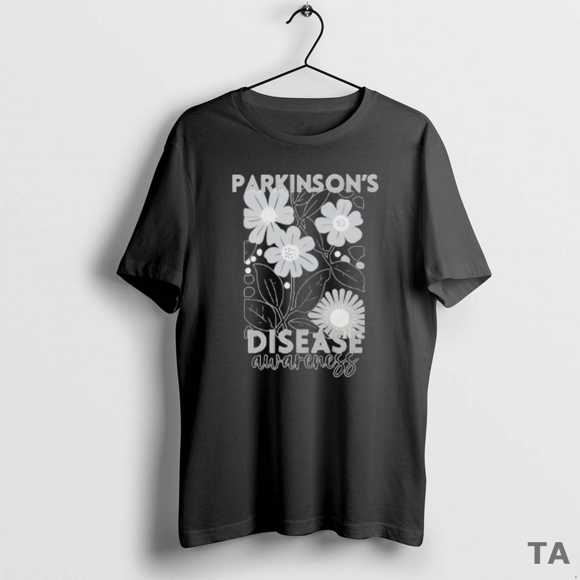 Top My God Is Stronger Than Parkinsons Disease Awareness Flower T Shirt Sweater