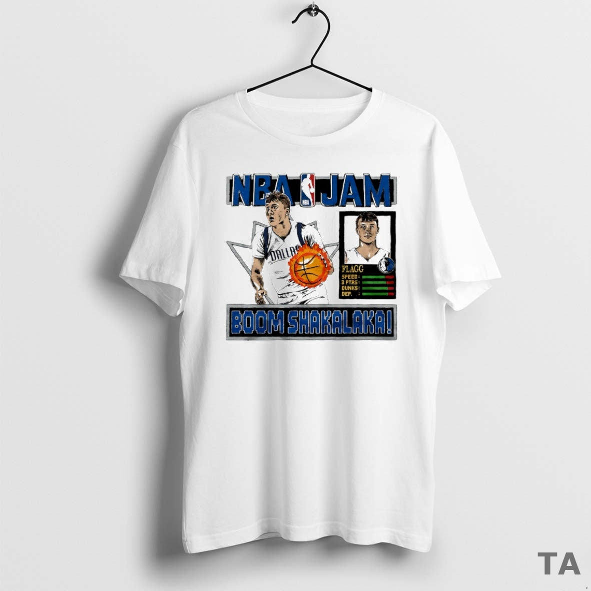 Top Nba Jam Dallas Mavericks Cooper Flagg Boom Shakalaka Circle T Shirt Sweater