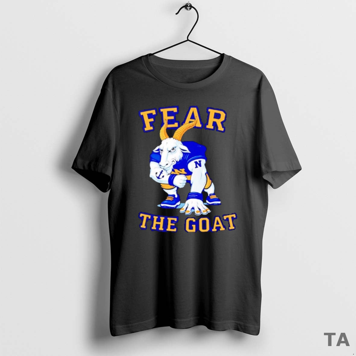 Top Navy Midshipmen Navy Fear The Goat T Shirt Sweater