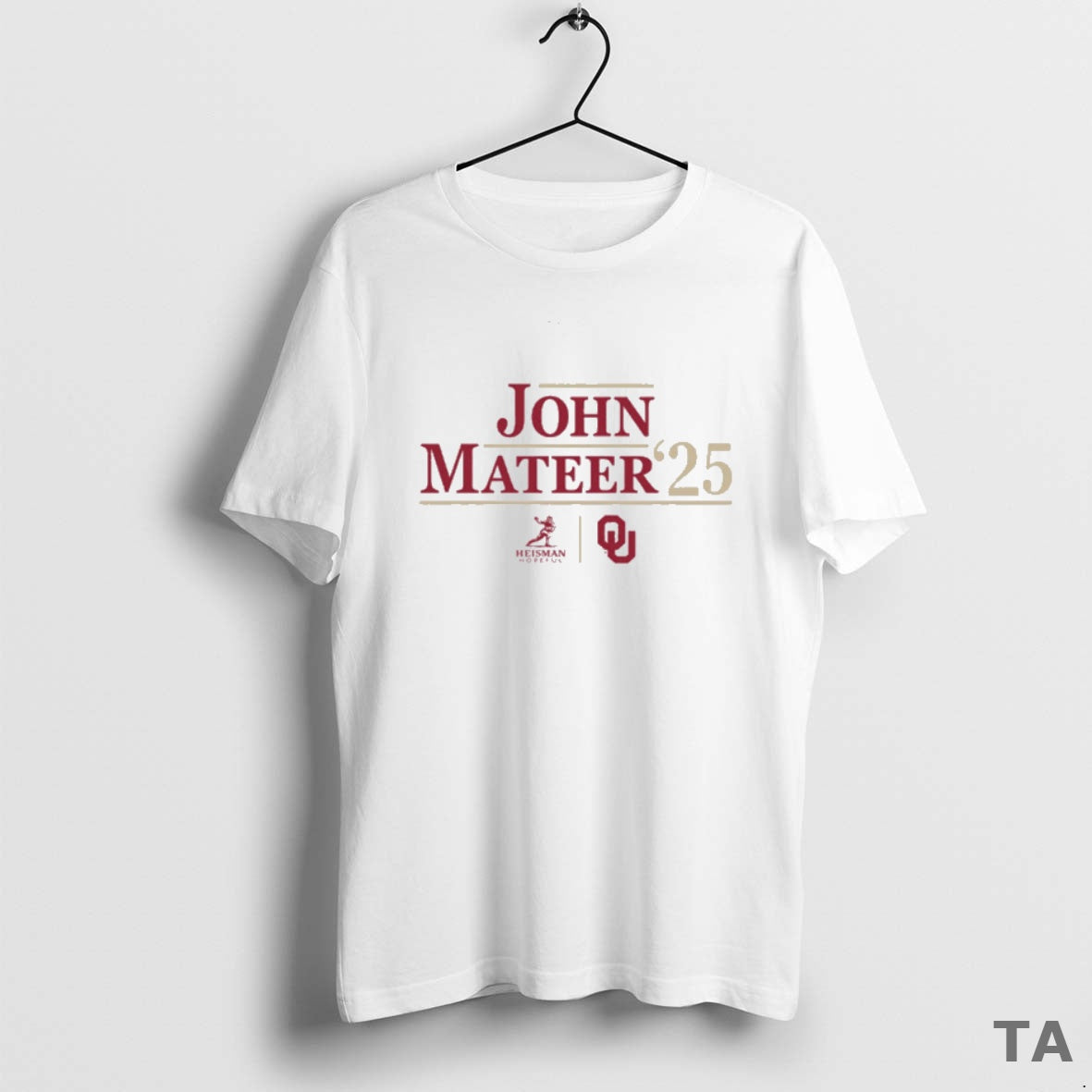 Top Oklahoma Sooners Ncaa Football John Mateer 25 Heisman Campaign T Shirt Sweater
