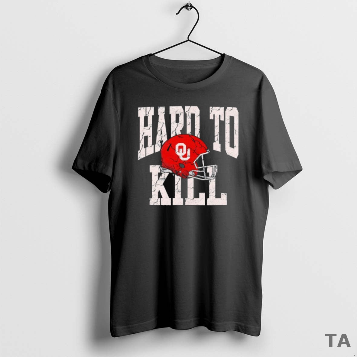 Top Oklahoma Sooners Hard To Kill Helmet T Shirt Sweater