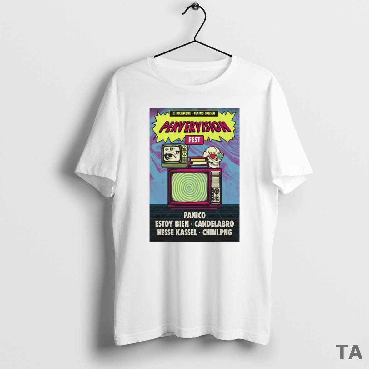 Top Pervervision Fest Santiago Chile December 13 2025 T Shirt Sweater