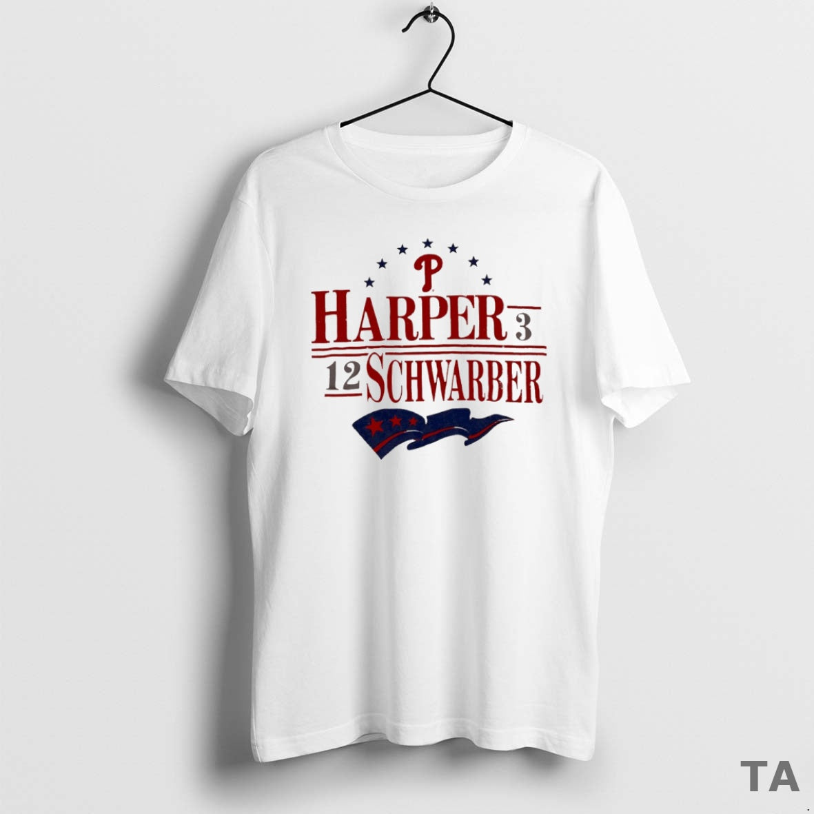Top Philadelphia Phillies Bryce Harper 3 And Kyle Schwarber 12 Circle T Shirt Sweater