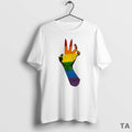 Top Pride Monster Claw Circle T Shirt Sweater