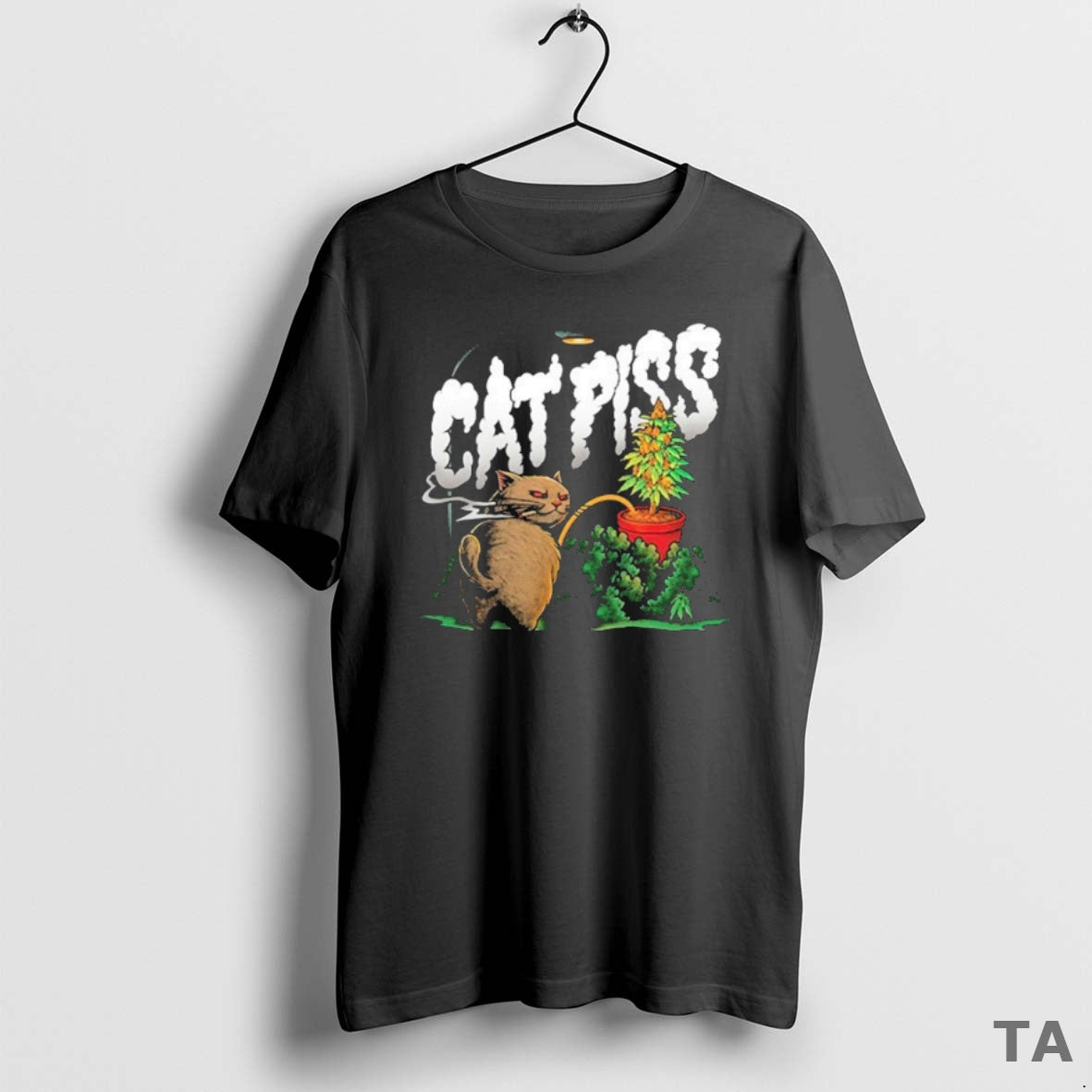 Top Push Trees The Cat Piss T Shirt Sweater