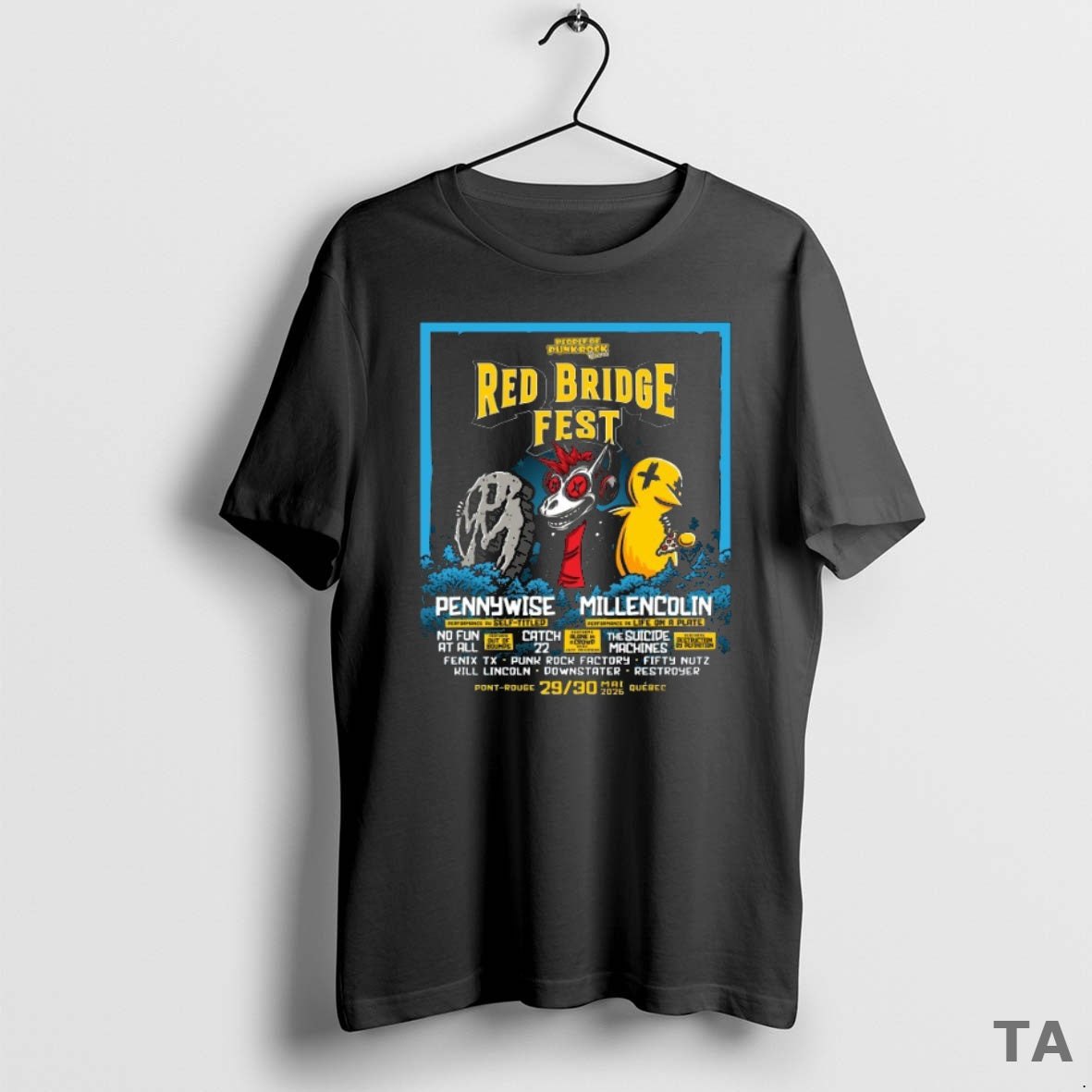Top Red Bridge Fest 5 29 5 30 2026 Pennywise Millencolin Quebec Canada