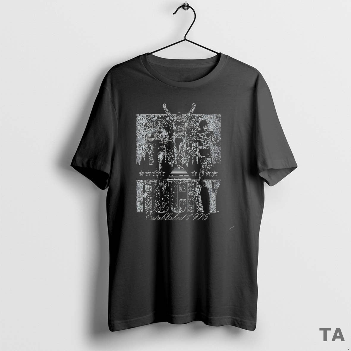 Top Rocky Est 1976 T Shirt Sweater