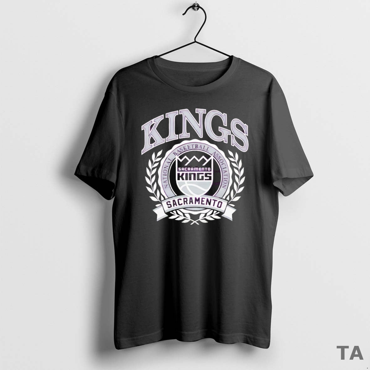Top Sacramento Kings Crest T Shirt Sweater