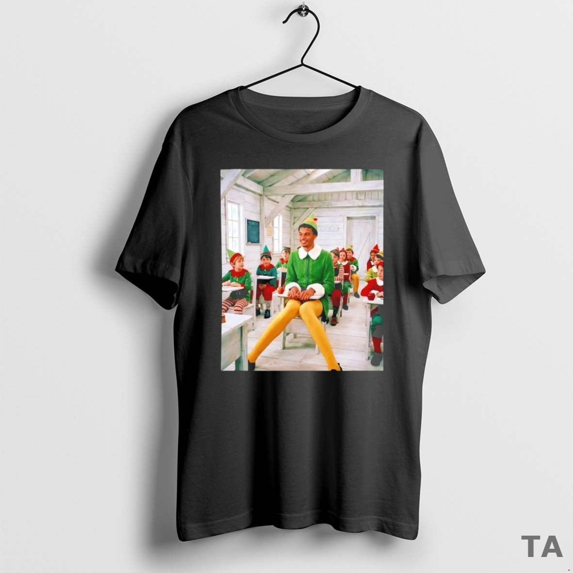 Top San Antonio Spurs Victor Wembanyama Elf Christmas T Shirt Sweater