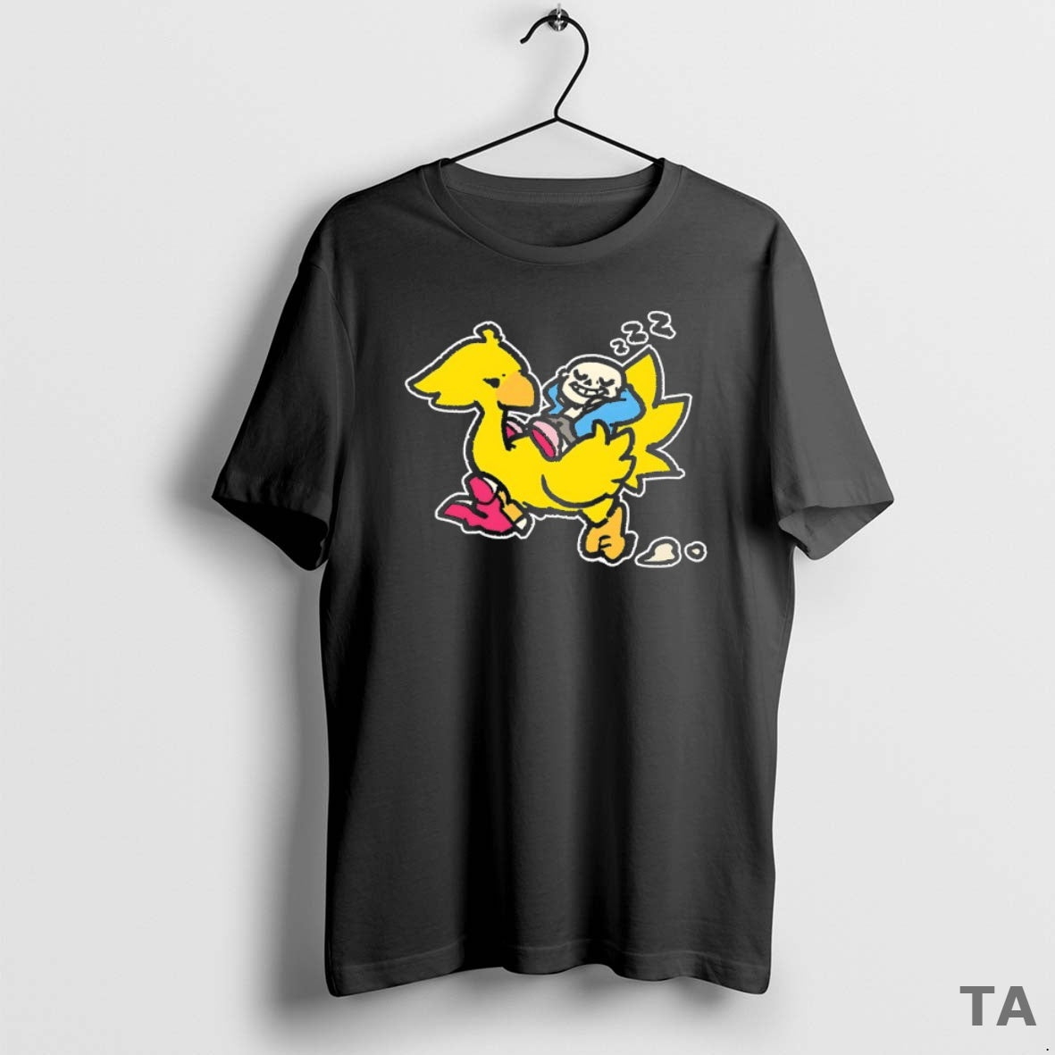 Top Sans And Chocobo T Shirt Sweater